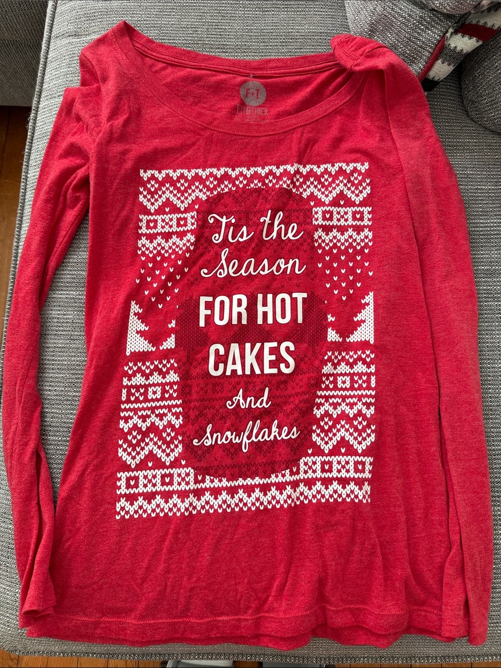 Fit and thick Christmas top